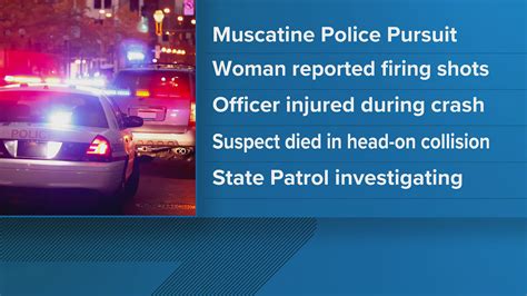 Police identify two killed when pursuit ends in crash in Muscatine